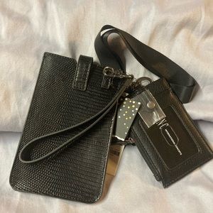 INC International Concepts 2 piece Card Case/Phone Wristlet